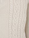 Superdry Half Zip Pullover Jacob Cable Ecru Product / Detail