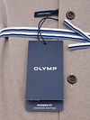 Olymp Japanese Knitted Shirt Twill Brown