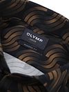 Olymp Luxor Shirt Print Brown Product / Detail