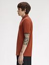 Fred Perry Polo Tipped M3600 Brique 81C Model / Zijkant