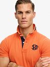 Superdry Polo Piqué Monogram Orange Model / Voorkant