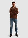 PME Legend Half Zip Tröja Cappuccino Model / Voorkant