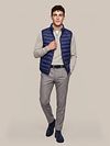 Suitable gilet imbottito in nylon blu navy Model / Voorkant