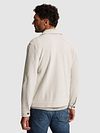 Overshirt Cast Iron z żakardowym wzorem w kolorze ecru Model / Achterkant