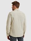 Overshirt PME Legend z delikatnego sztruksu w kolorze ecru Model / Achterkant