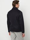Overshirt Profuomo in misto lana navy Model / Achterkant
