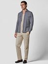 Overshirt Profuomo Western w kolorze niebieskim Model / Voorkant