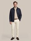 Overshirt Suitable z wełny bouclé w kolorze granatowym Model / Voorkant