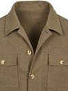 Suitable Overshirt Herringbone Green
