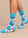 Happy Socks Sokken Argyle cherry Model / Voorkant