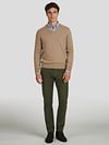 Steppin' Out Chino Flemm Corduroy Olive Model / Voorkant