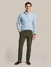 Steppin' Out Chino Flemm Corduroy Olive Model / Voorkant