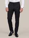 Rokkostuum Broek Wol Blend Zwart Model / Voorkant