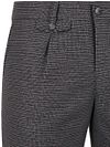 Suitable Chino Pico Pleat Pepita Navy Marron