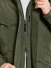 Parka Didriksons Kenny w kolorze zielonym Model / Detail