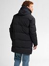 Parka Petrol Vermont czarna Model / Achterkant