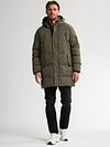 Petrol Parka Vermont Verde Model / Voorkant