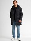 Petrol Vermont Parka Negro Model / Voorkant