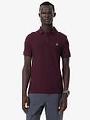 Koszulka polo Lacoste z piki w kolorze bakłażanowym Model / Voorkant