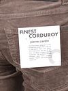 Pierre Cardin Broek Lyon Tapered Corduroy Taupe