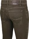 Pierre Cardin Broek Lyon Tapered Raw Bruin Product / Achterkant