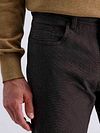 Spodnie Pierre Cardin Lyon Tapered Print brązowe Model / Detail