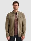 PME Legend Cardigan Structure Seneca Rock Khaki Model / Voorkant