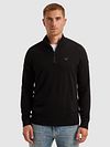 PME Legend Half Zip Sweater Black Model / Voorkant