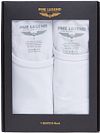 PME Legend Basic T-Shirt 2er Pack O-Ausschnitt Weiß Verpakking