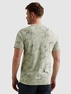 Camiseta PME Legend Slub Jersey con estampado all over en Cameo Green Model / Achterkant