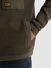 PME Legend Cardigan Mixed Textures Beluga Green