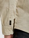 PME Legend Sobrecamisa Pana Fina Ecru Model / Detail