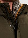 PME Legend Hydropacker Parka Olive Green Model / Detail