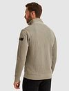 PME Legend Half Zip Sweater Interlock Jersey Kaki Model / Achterkant