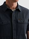 PME Legend Short Sleeve Hemd Navy Model / Detail