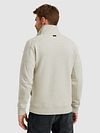 PME Legend Jacquard Interlock Kardigan Greige Model / Achterkant
