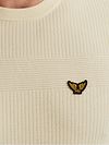 PME Legend Structure Jersey Melange Ecru Model / Detail