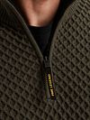 PME Legend Jersey Half Zip Beluga Model / Detail