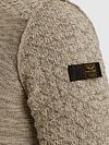 PME Legend Jersey Mouliné Beige Model / Detail