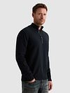 PME Legend Half Zip Jumper Chenille Navy Model / Voorkant