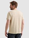 PME Legend Knitted Waffle T-Shirt Bone White