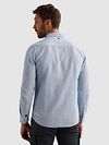 PME Legend Linen Blend Shirt Light Blue Model / Achterkant