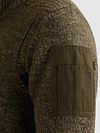 PME Legend maglione half zip grigio-verde Model / Detail