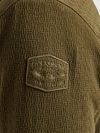 PME Legend Overshirt Bold Waffle w kolorze przygaszonej zieleni Model / Detail