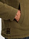PME Legend Overshirt Bold Waffle w kolorze przygaszonej zieleni Model / Detail