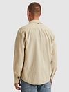PME Legend overshirt z dobby corduroy w kolorze ecru Model / Achterkant