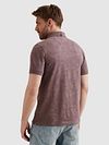 PME Legend Pikétröja Jacquardjersey Moonscape Lila Model / Achterkant