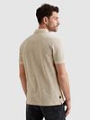 PME Legend Poloshirt Piquet Print Ecru