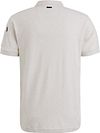 PME Legend polo Half-Zip z dzianiny interlock w kolorze ecru Product / Achterkant