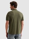 PME Legend Popcorn Polo Shirt Thyme  Model / Achterkant